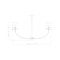 Z-Lite Shannon Chandelier, 6-Light, 42 In.W x 19.25 In.H, Brushed Nickel/white 3040-42BN - alternate 4